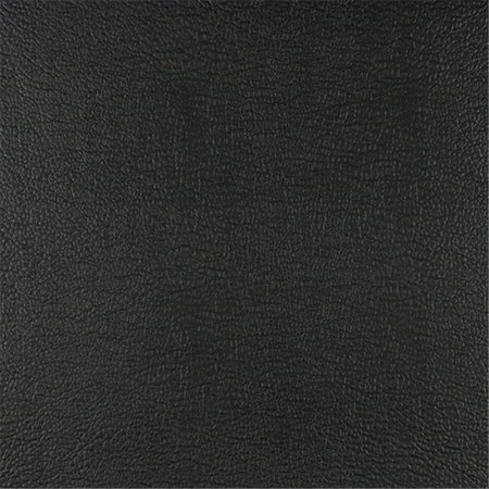 FINE-LINE 54 in. Wide Black; Matte Leather Grain Upholstery Faux Leather FI59988